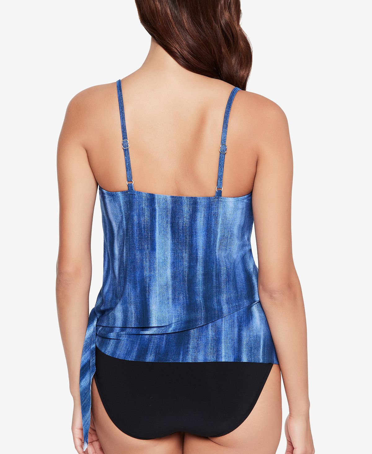 Magicsuit Women's Dungarees Alex Tankini Top Swimsuit Blue Size 14