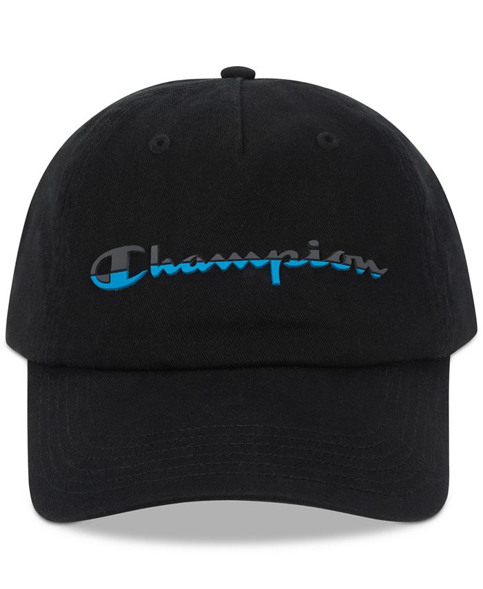 Champion Men's Logo Baseball Hat Blue Size Regular