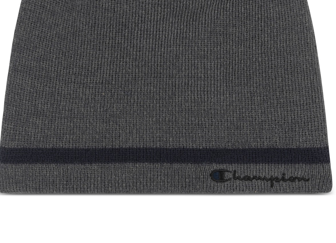 Champion Men's Foxhill Fleece Lined Knit Beanie Hat Gray Size Regular