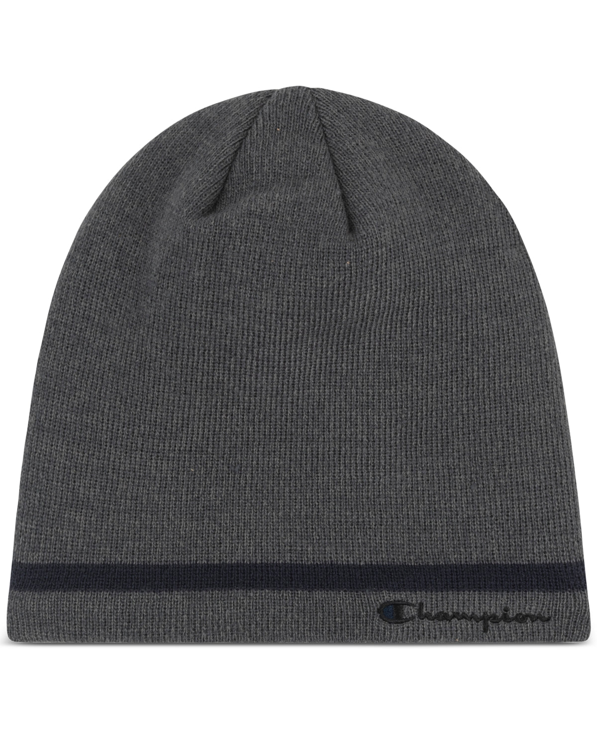 Champion Men's Foxhill Fleece Lined Knit Beanie Hat Gray Size Regular