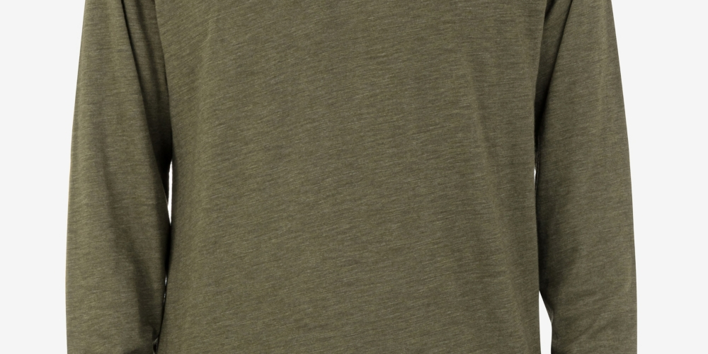 Hurley Men's Vista Henley Button Up Long Sleeve Shirt Green Size Medium