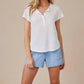 Bella Dahl - Short Sleeve Henley Tee