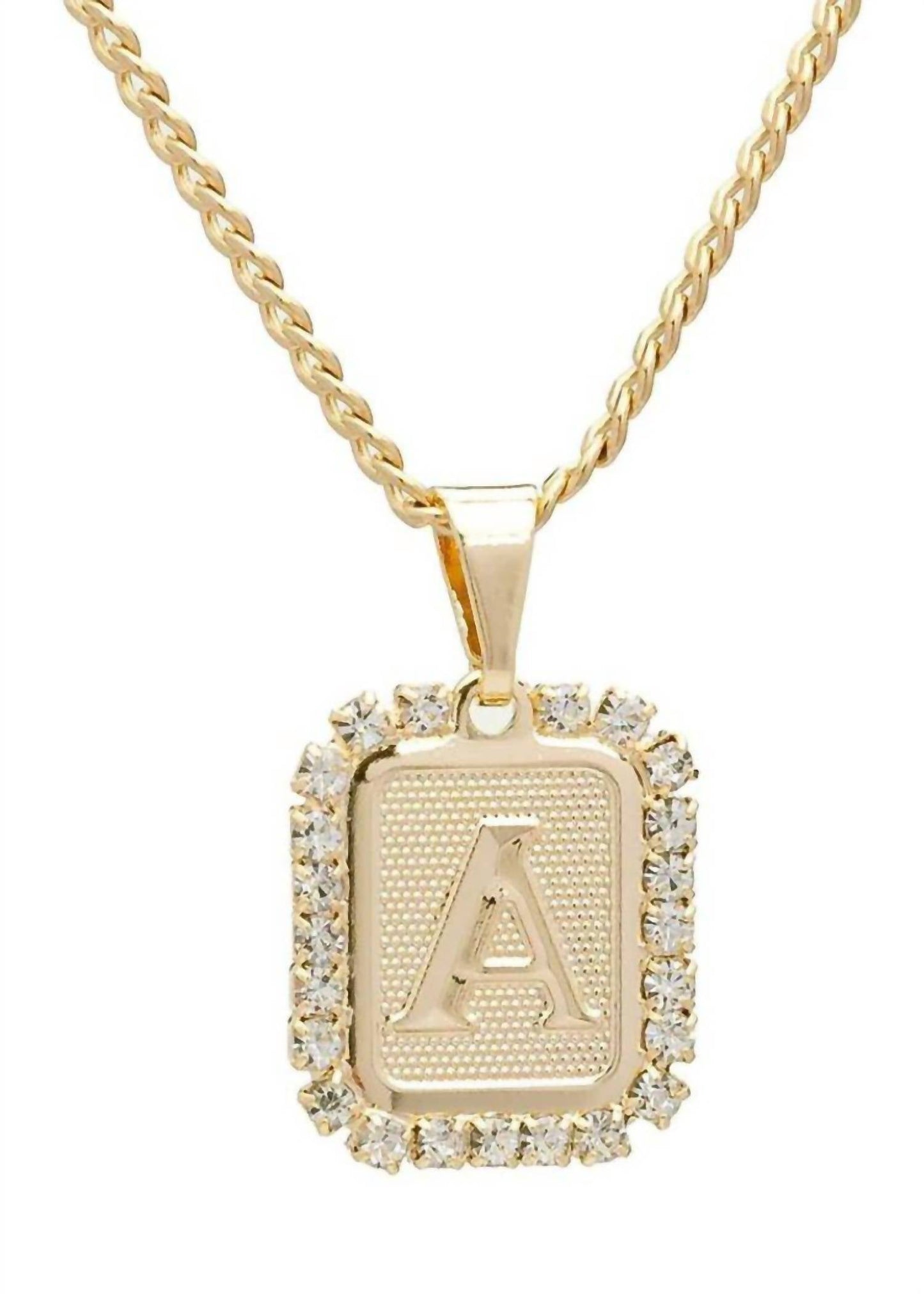 Bracha - Women's Royal Initial Card Necklace