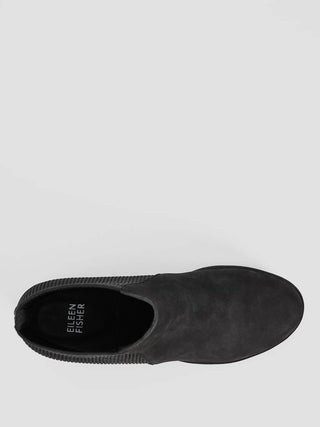 Eileen Fisher - Women's Farrah Leather Tumbled Nubuck Bootie