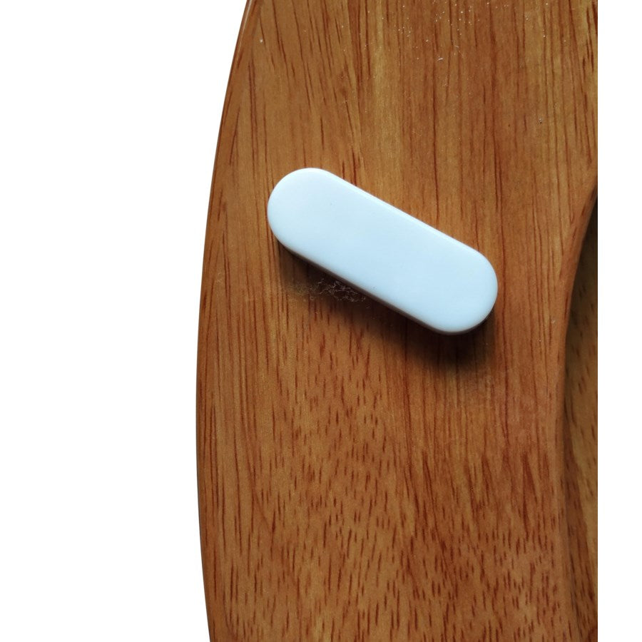 J&V Textiles Elongated Toilet Seat With Easy Clean & Change Hinge