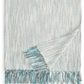 Sparrow & Wren Penelope Throw White/Turquoise