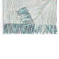Sparrow & Wren Penelope Throw White/Turquoise