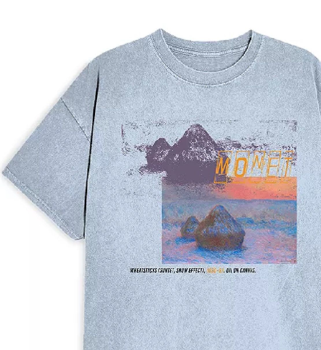 Philcos Men's Monet Graphic Short Sleeve Tee Blue Size Medium