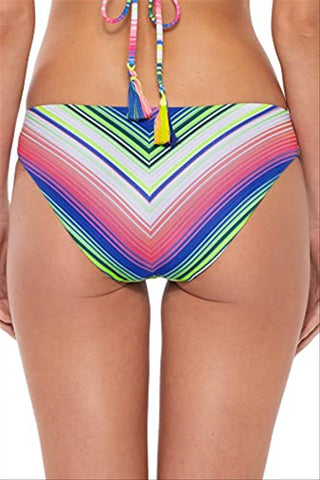 Becca Women's Blue Santa Catarina Bikini Bottoms Size Large
