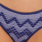 Rebecca Virtue Women's Marina Reveal Crochet Hipster Bikini Bottoms Blue Size Large