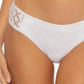 Rebecca Virtue Women's Hipster Bikini Swim Bottom White Size Large