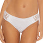 Rebecca Virtue Women's Hipster Bikini Swim Bottom White Size Large