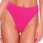 Becca Women's Pucker Up High Waist Bikini Pink