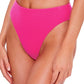 Becca Women's Pucker Up High Waist Bikini Pink