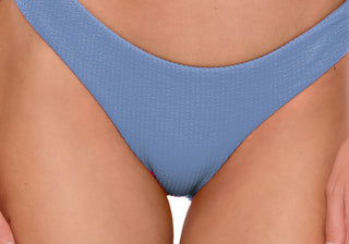 Becca by Rebecca Virtue Womens Hipster Pool Swim Bottom Separates Blue