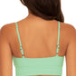 Becca Women's Color Code Bikini Top Green  Size L