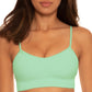 Becca Women's Color Code Bikini Top Green  Size L