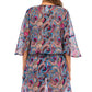 Lucky Brand Women's Paisley Poolside Charm Tunic Swimsuit Blue Size X-Small