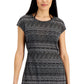 Lucky Brand Women's Spring Romantic Dress Cover Up Swimsuit Black Size Large