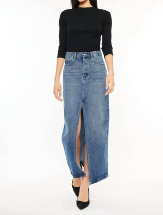 Kancan - 90's Denim Maxi Skirt