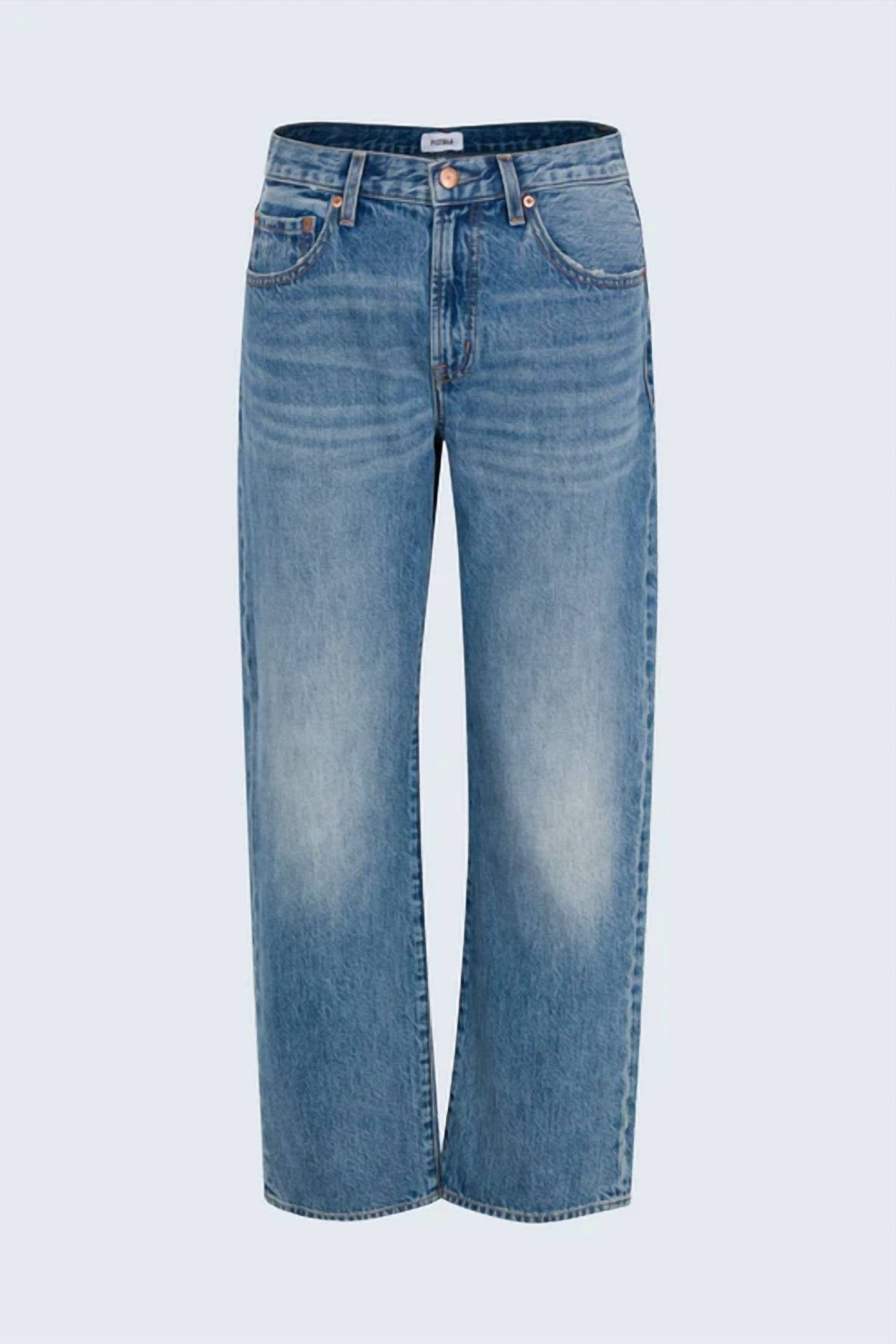 Pistola - Lexi Mid Rise Bowed Straight Jean