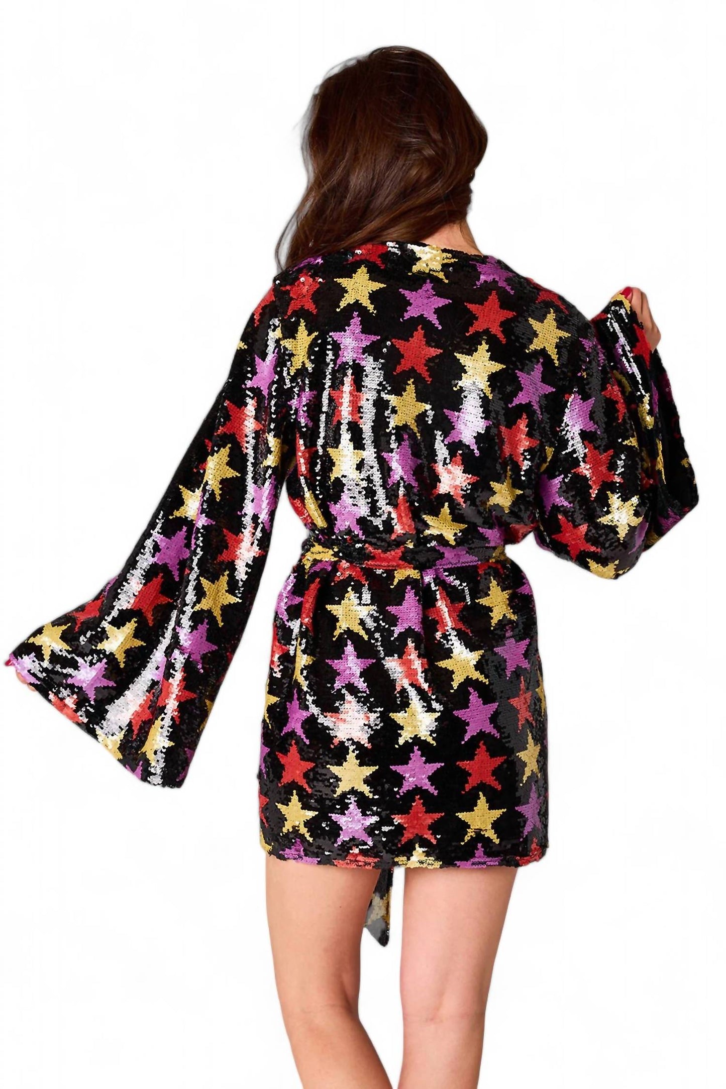 Buddylove - Lynlee Sequin Wrap Dress