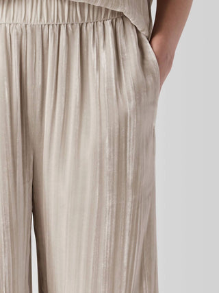 Eileen Fisher - Crushed Velvet Wide-leg Pants