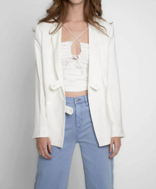 Nicole Miller - Feather Crepe Blazer