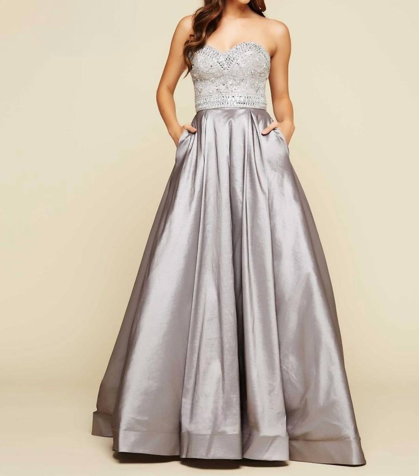 Mac Duggal - Beaded Ball Gown