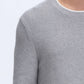 Atm - Cotton Cashmere Colorblock Long Sleeve Crewneck Sweater