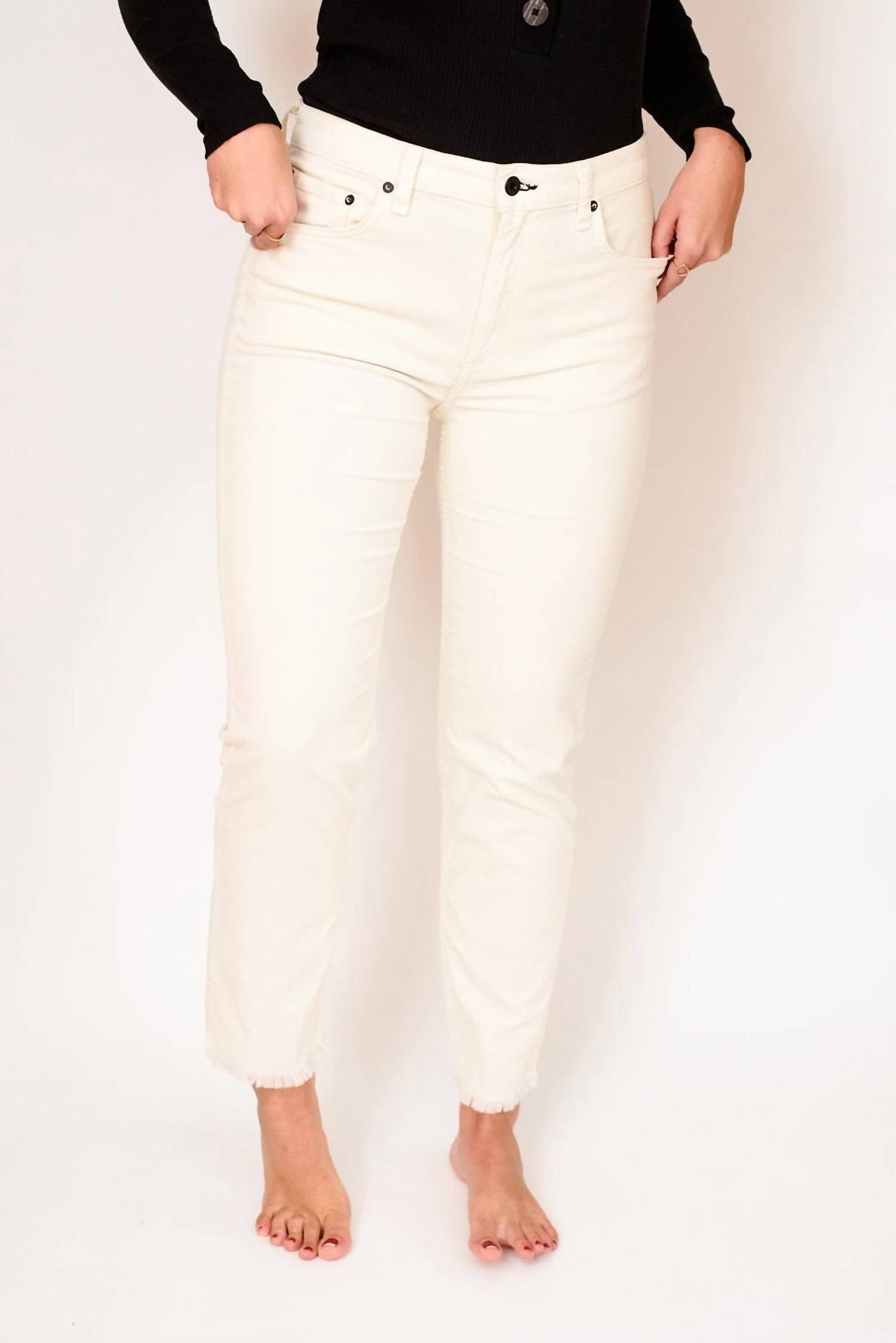 Askk Ny - Mid Rise Straight Pant