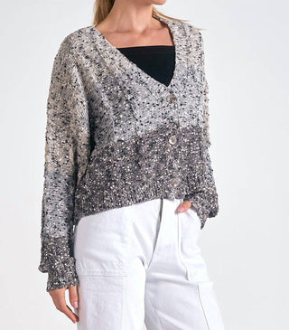 Elan - Button Front Cardigan Sweater