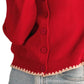&Merci - Sweater Cardigan With Contrast Stitch