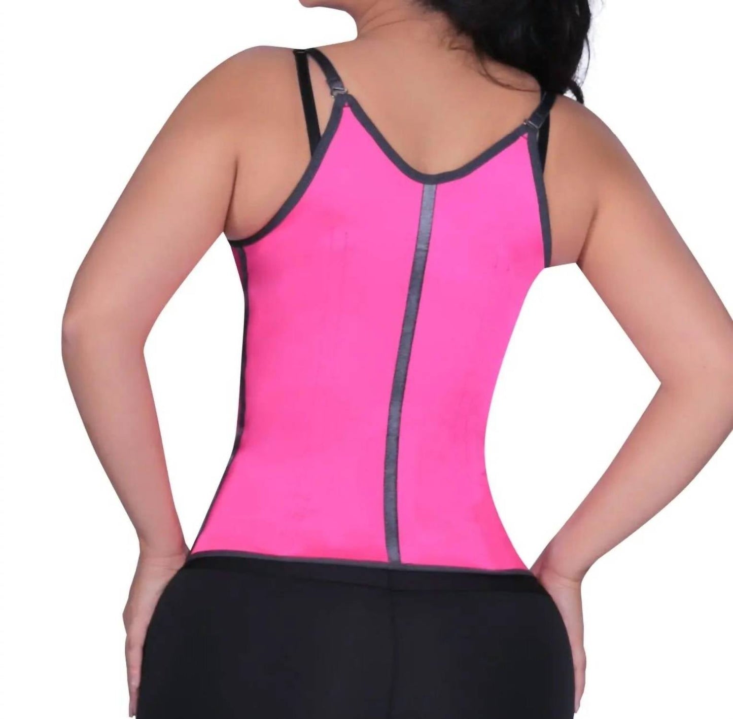 Siluets - Latex Waist Trainer With Straps