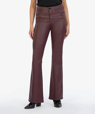 Kut From The Kloth - Ana Fab Ab Coated Flare Jeans