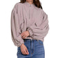 Elan - Zip Up Balloon Bomber Jacket
