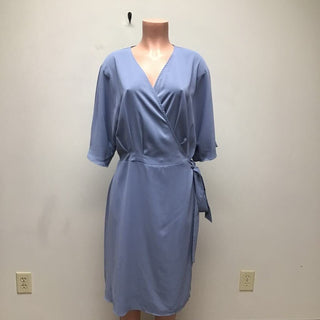 Slate Georgette Wrap Dress by Standards & Practices, Size 2X
