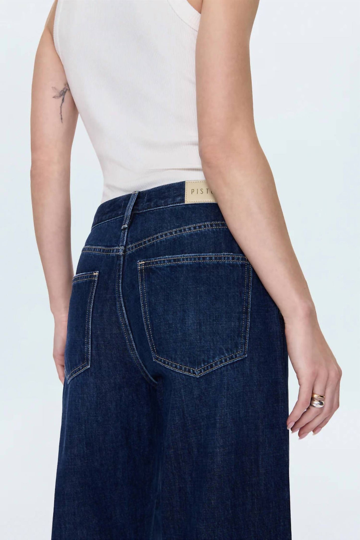 Pistola - Women's Kacey Mid Rise Cuffed Boyfriend Jeans