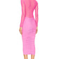Ser.O.Ya - Levina Mesh Midi Dress