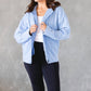 Aemi + Co - Sky Blue Dixie Quilted Jacket