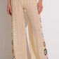 Elan - Crochet Side Panel Pants