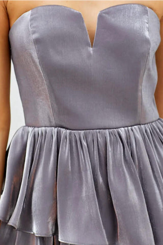 Do+Be - Open Shoulder Ruffle Mini Dress