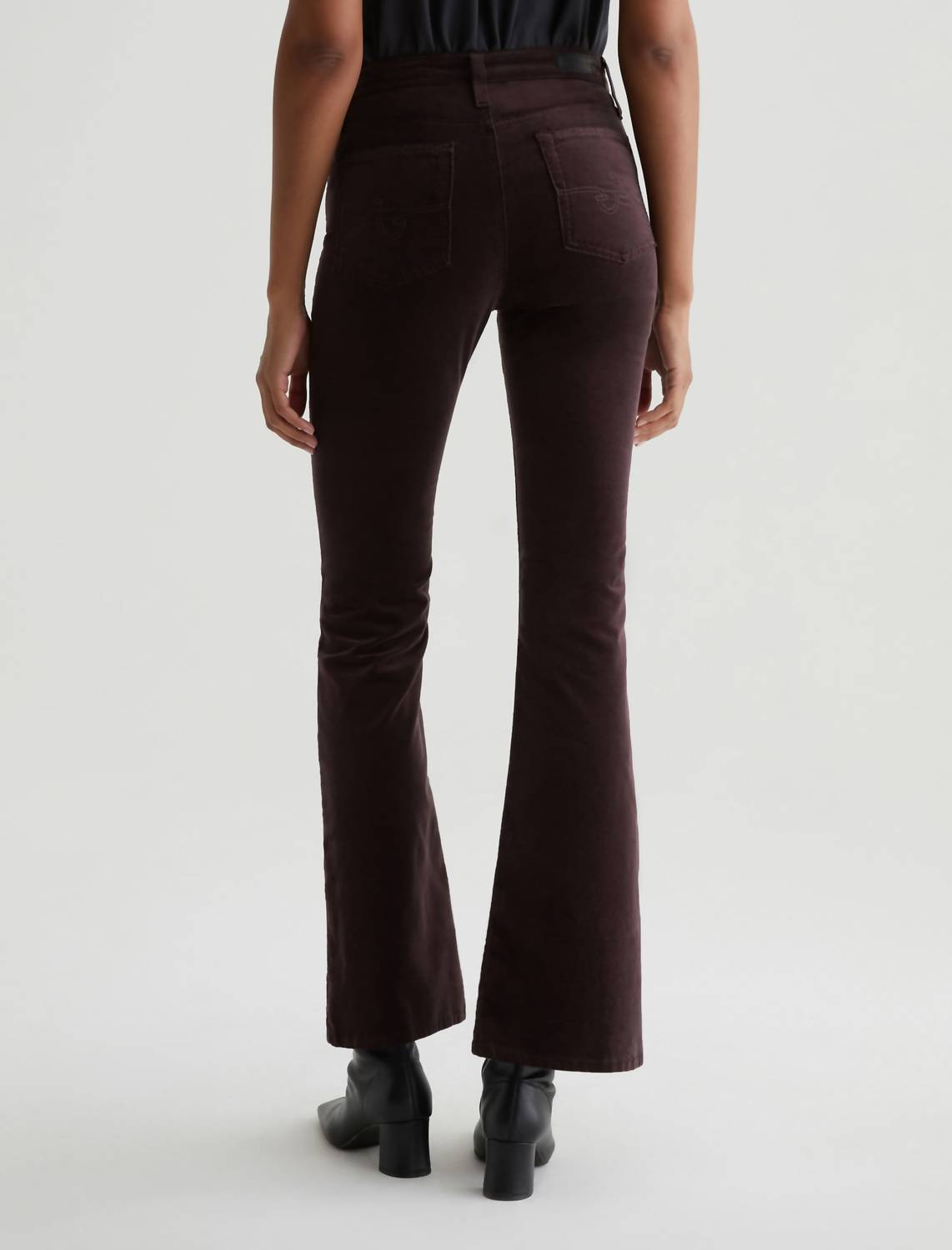 Ag Jeans - Farrah Velvet Mid-rise Boot Pants