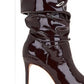 Schutz - Women's Ashlee Slouchy Patent Leather Bootie