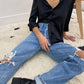 Agolde - 90's Ripped Straight Leg Jeans
