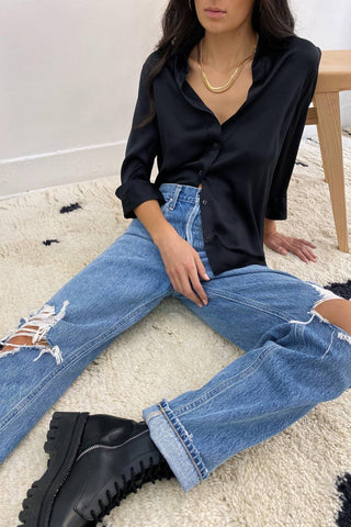 Agolde - 90's Ripped Straight Leg Jeans