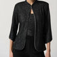 Joseph Ribkoff - Foiled Textured Knit Two-Piece Top Set