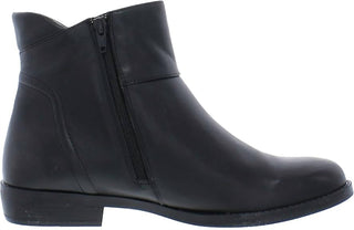 David Tate - Women's Ania Leather Stacked Heel Ankle Boots