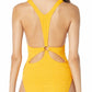 Vince Camuto - Eyelet High Neck One Piece Swimsuit