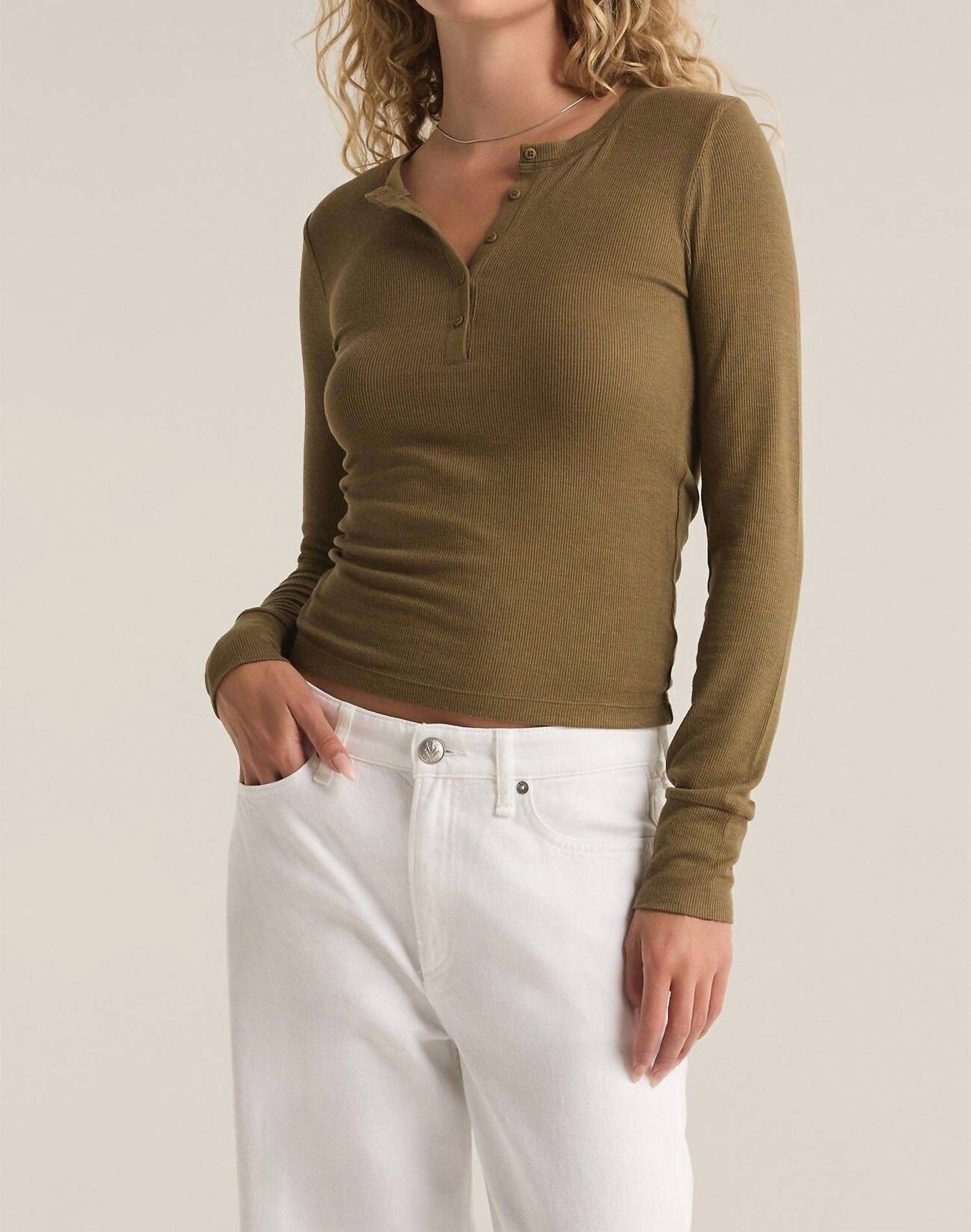 Z Supply - Scarlett Rib Henely Top